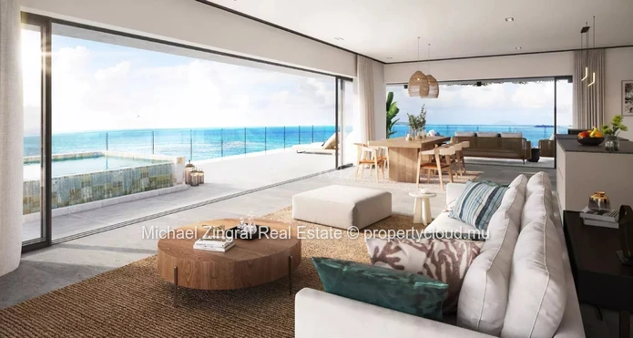 BALACLAVA: Penthouse pieds dans l'eau avec vue imprenable