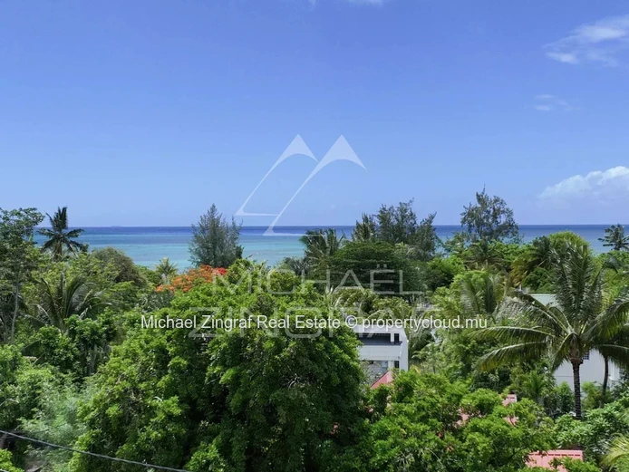 Superbe Penthouse avec accès & vue mer à Pereybere
