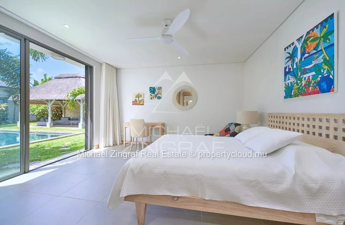 Villa de 4 chambres dans résidence sécurisée à Grand Baie