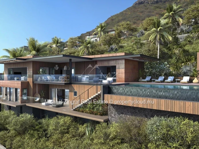 Somptueuse villa 4 chambres - Riviere Noire