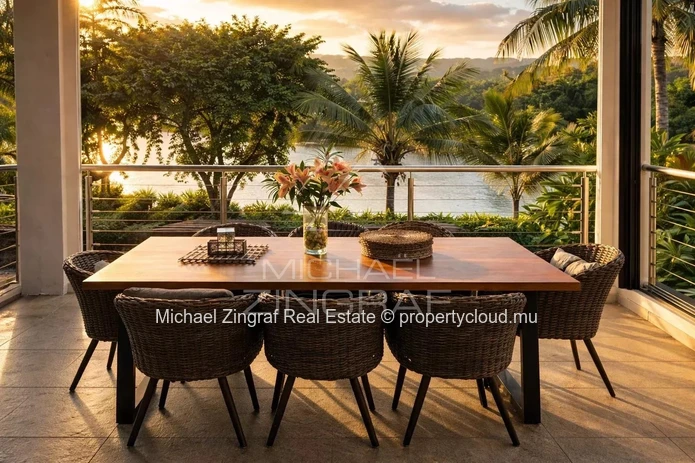 Penthouse d’exception de 4 chambres avec vue mer à Tamarin