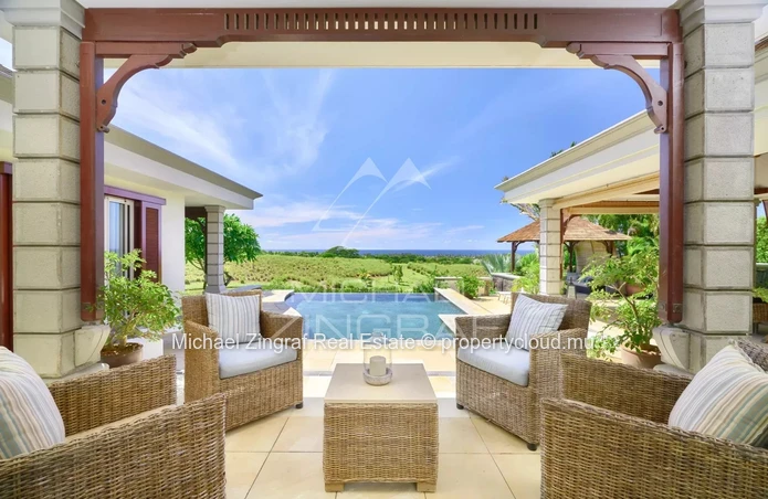 Ile Maurice - Villa vue mer sur Golf resort - Bel ombre