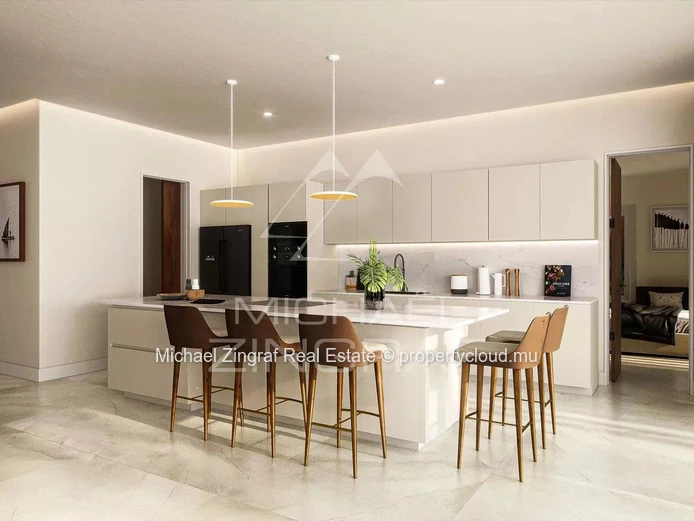Superbe Penthouse avec accès & vue mer à Pereybere