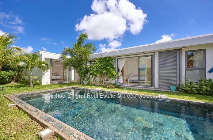 Villa de 4 chambres dans résidence sécurisée à Grand Baie