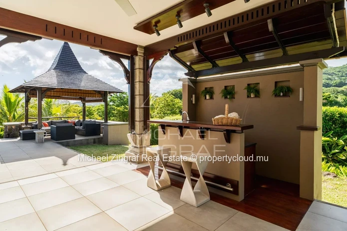 Île Maurice – Villa de plain-pied avec vue mer – Bel Ombre