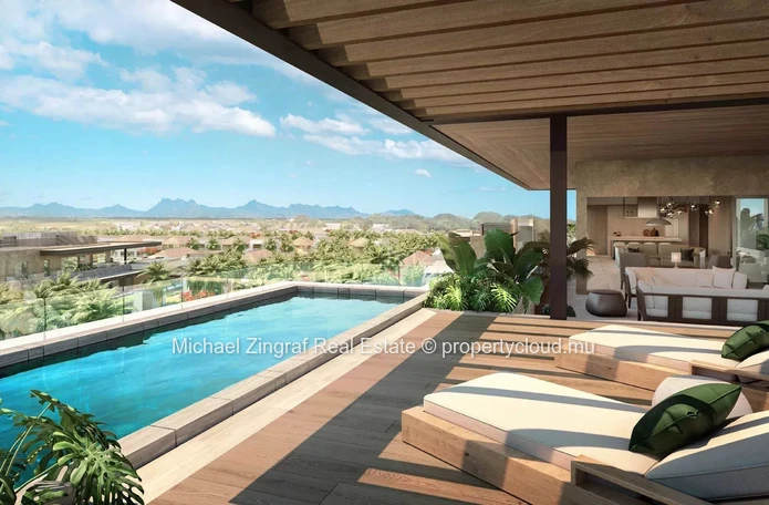 Ile Maurice - Mont Choisy - Penthouse 3 chambres avec vue panoramique