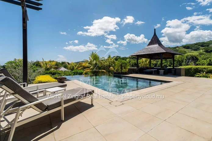 Île Maurice – Villa de plain-pied avec vue mer – Bel Ombre