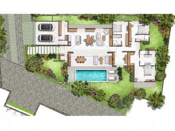 Villa de 3 Chambres