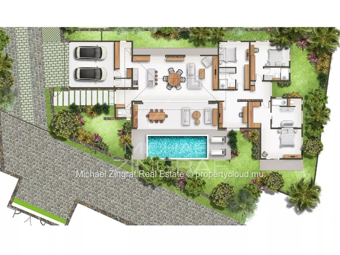 Villa de prestige - 3 chambres - Pereybere