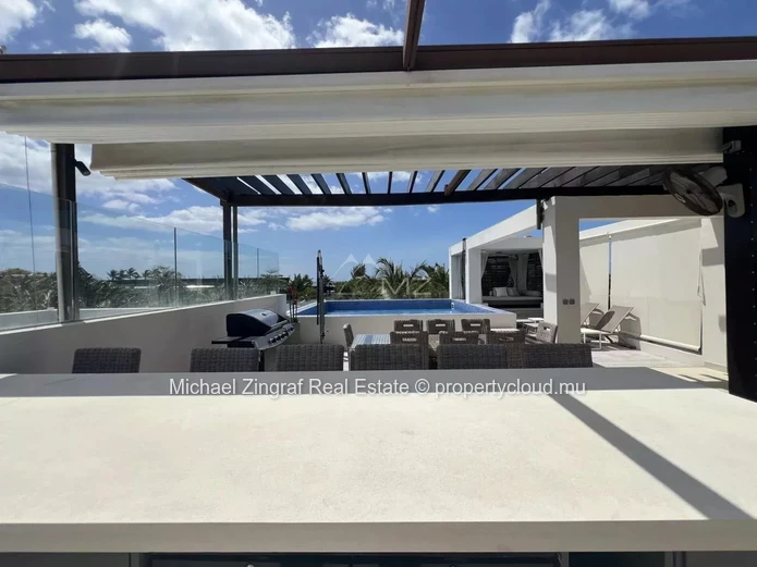 Penthouse - accessibilité plage privée - à Pereybere