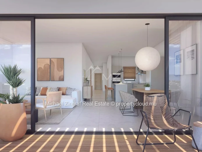 Vue Mer - Appartement 3 càc, rez de chaussée - Tamarin