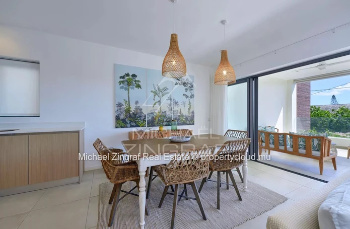 Appartement 3 chambres dans une résidence sécurisée à Pointe aux Canonniers