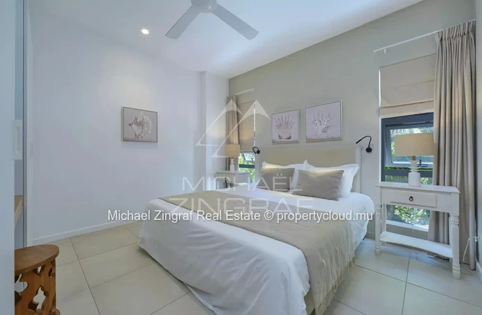 Appartement 3 chambres dans une résidence sécurisée à Pointe aux Canonniers