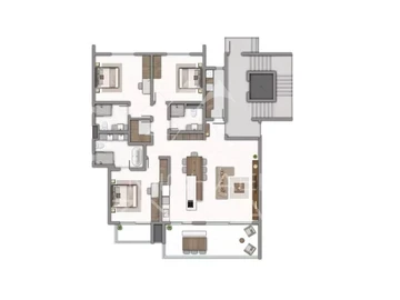 Appartement de 3 Chambres