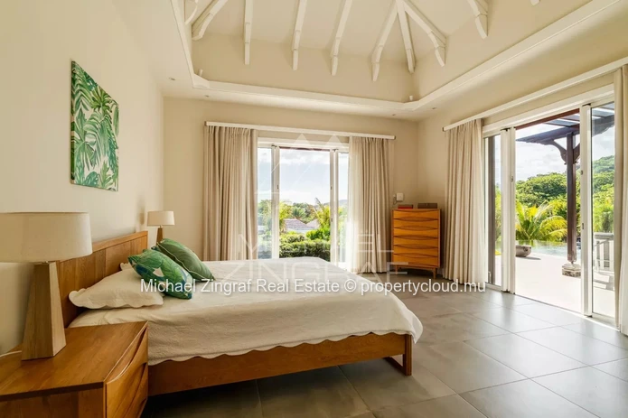 Île Maurice – Villa de plain-pied avec vue mer – Bel Ombre