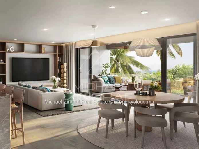 Appartement de 3 chambres en rez-de-chaussée – Pointe aux Biches
