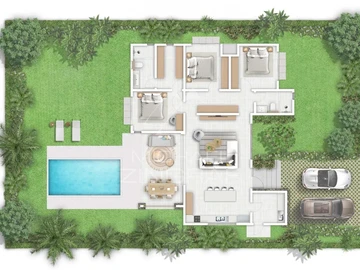 Villa de 3 Chambres