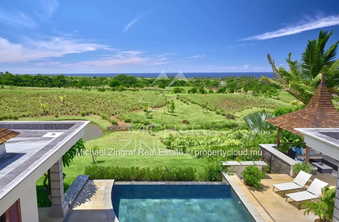 Ile Maurice - Villa vue mer sur Golf resort - Bel ombre