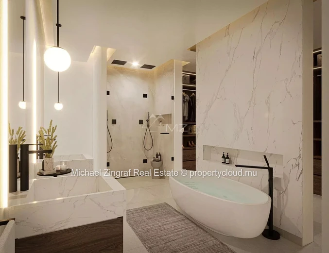 Appartement au 1er avec vue sur mer: Pereybere