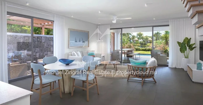 Vivre entre nature et lagon – Duplex d’exception à Pointe d’Esny Le Village