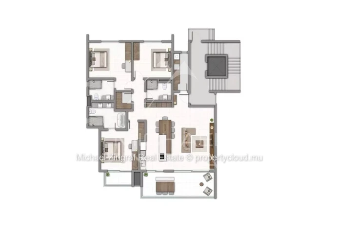Penthouse 3 chambres - Pointe aux cannoniers