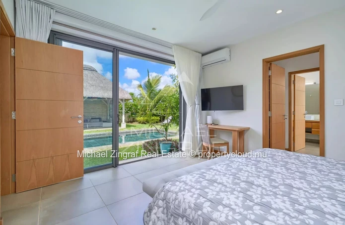Villa de 4 chambres dans résidence sécurisée à Grand Baie