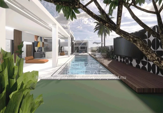 Villa 4 chambres situé à Grand Baie
