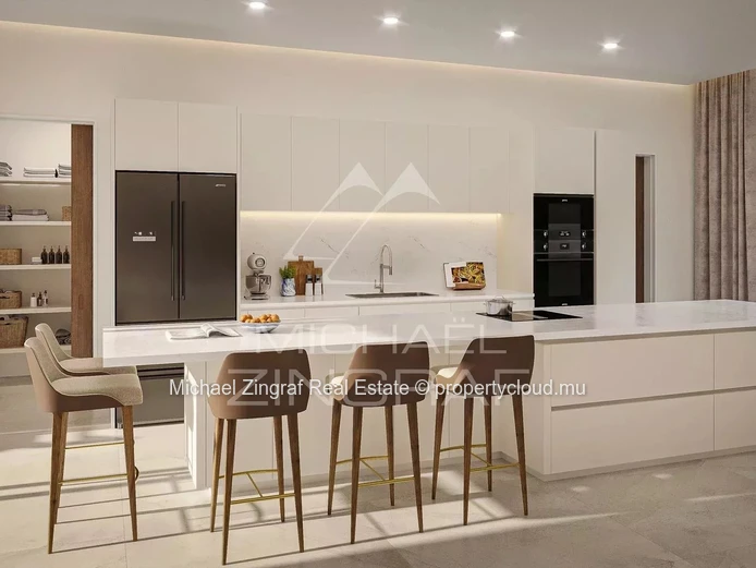 Superbe Penthouse avec accès & vue mer à Pereybere