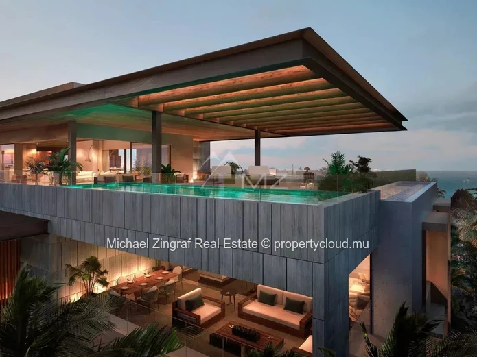 Ile Maurice - Mont Choisy - Penthouse 4 chambres avec vue panoramique