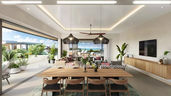 Ile Maurice - Mont Choisy - Penthouse 3 chambres avec vue panoramique