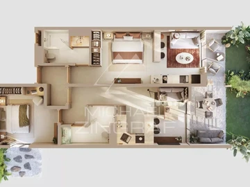 Appartement de 2 Chambres