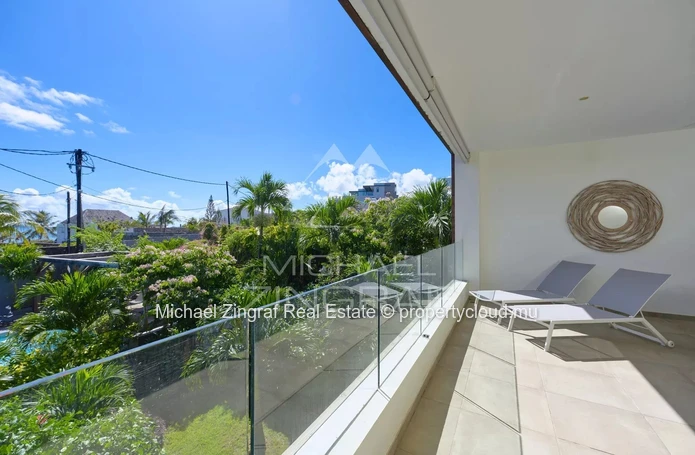 Appartement 3 chambres dans une résidence sécurisée à Pointe aux Canonniers