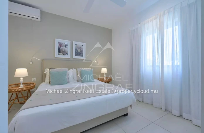 Appartement 3 chambres dans une résidence sécurisée à Pointe aux Canonniers