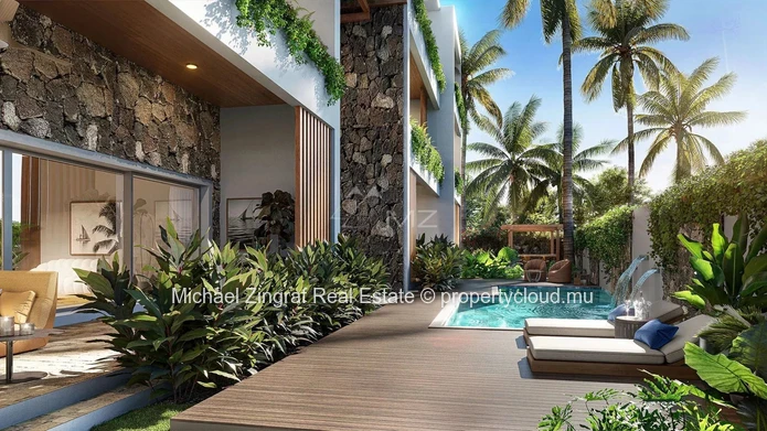 Appartement au 1er avec vue sur mer: Pereybere