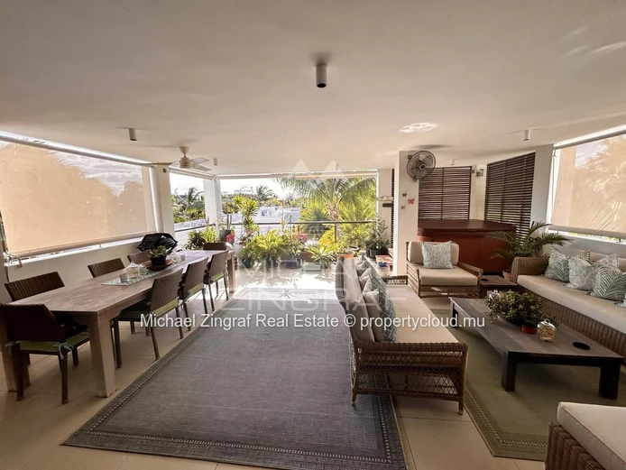 Penthouse - accessibilité plage privée - à Pereybere