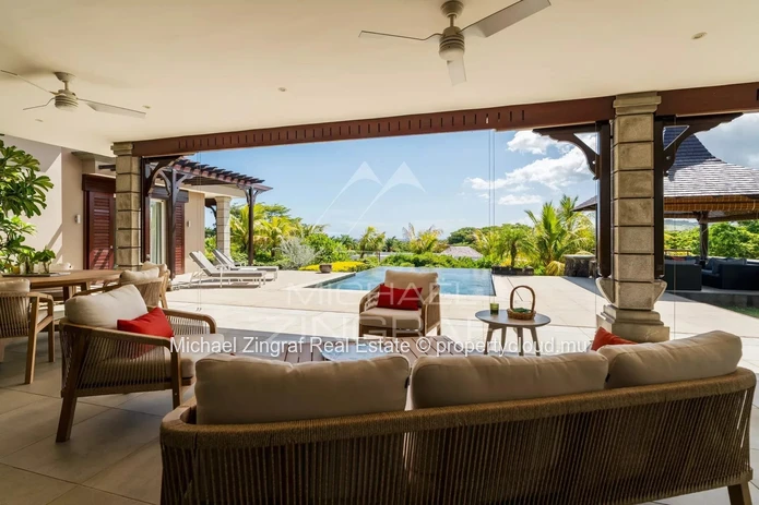 Île Maurice – Villa de plain-pied avec vue mer – Bel Ombre