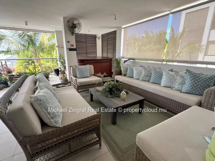 Penthouse - accessibilité plage privée - à Pereybere